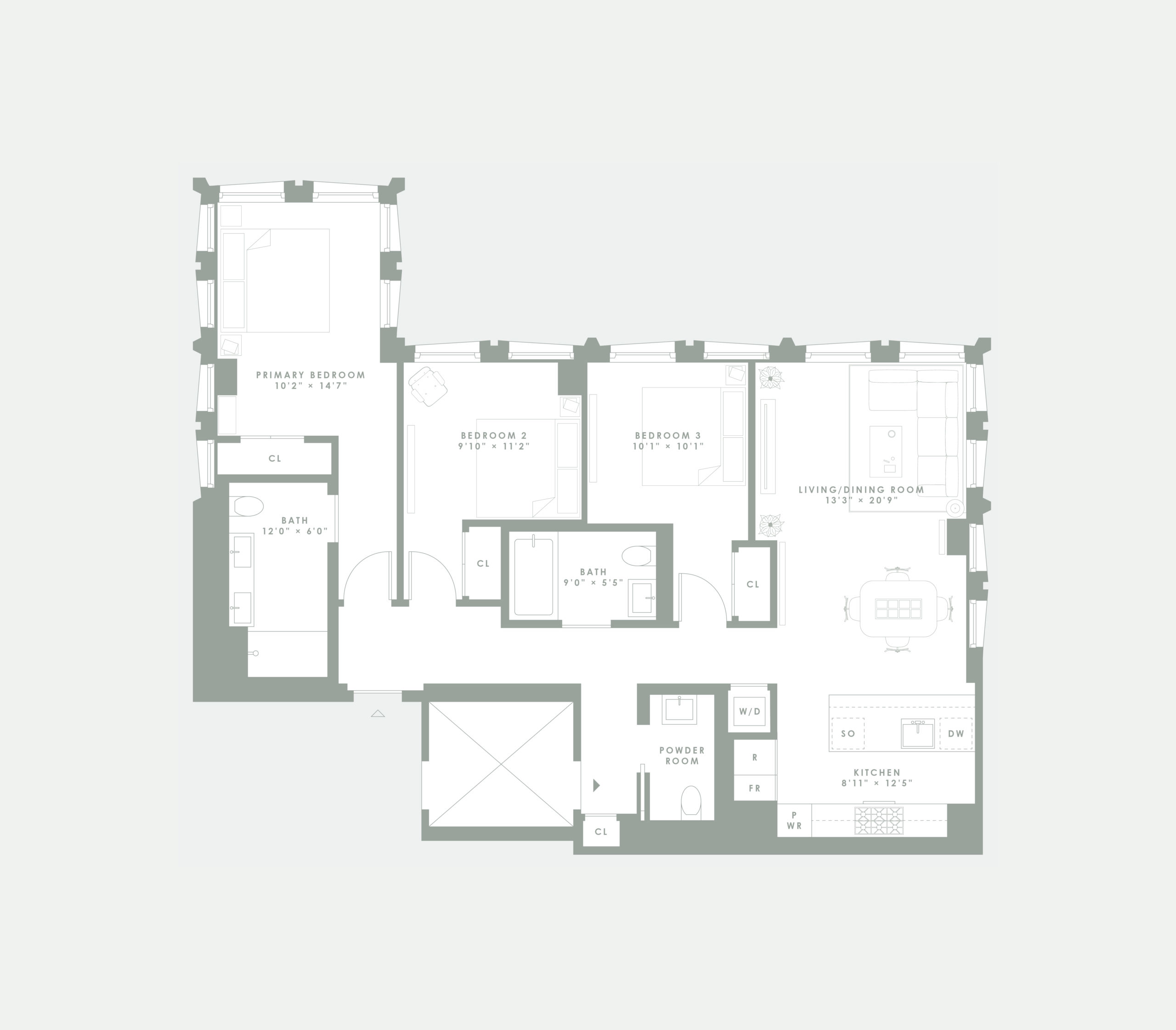 Floor Plan Residence 5A